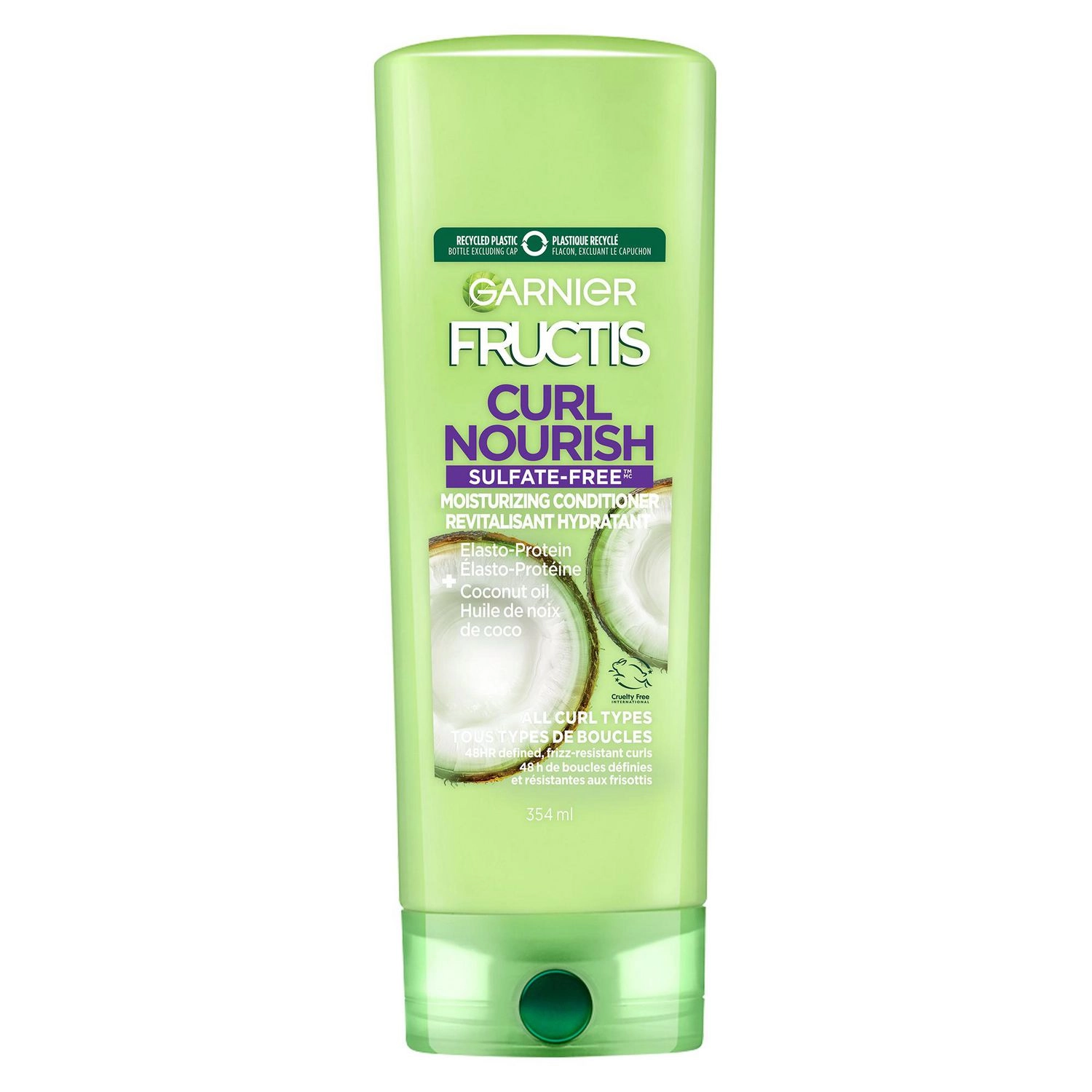 Garnier Fructis Curl Nourish Sulfate-Free Moisturizing Conditioner for All Curl Types, 354mL 354 ml