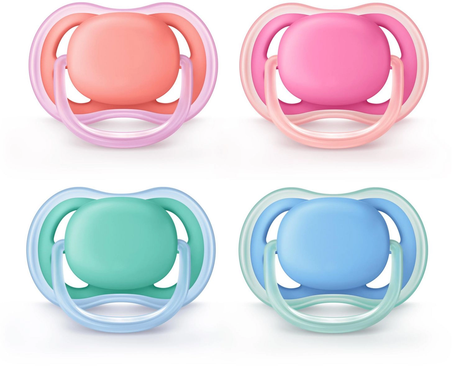 Philips Avent Ultra Air Pacifier 6-18m, Various Colors, 2 Pack