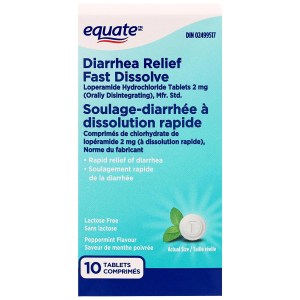 Diarrhea Relief Fast Dissolve Tablets 2mg 10 tablets