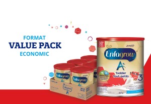 Enfagrow A+®, Toddler Nutritional Drink, 26 Nutrients, Milk Flavour Powder, Value Pack, 907g x 6ct 907 g