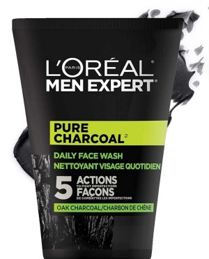 Men Expert Face Wash Pure Charcoal 100 ml