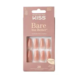 KISS Bare but Better Nails Nude Glow