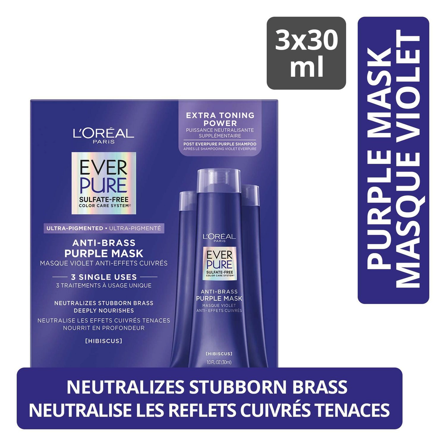 EverPure Anti Brass Purple Mask 3x30ml