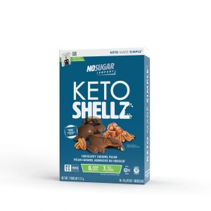 No Sugar Keto Shellz Chocolatey Caramel Pecan 171 g