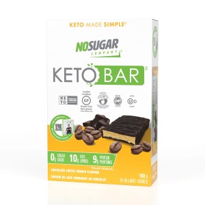No Sugar Keto Bar Chocolate Coffee Crunch 160 g