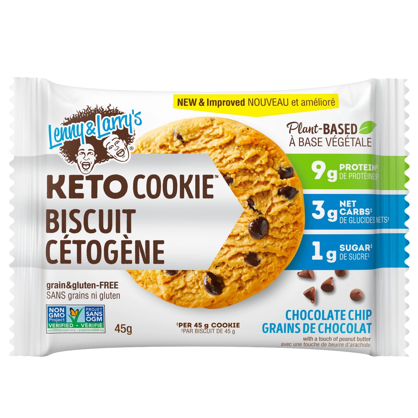 Lenny & Larry's Chocolate Chip Keto Cookie 45g
