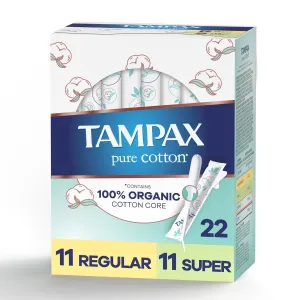 TAMPAX Pure Cotton Tampons