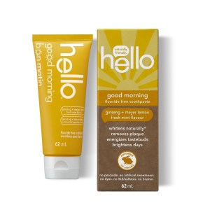 Hello Good Morning Fluoride Free Toothpaste 62 mL
