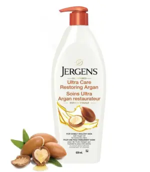 Jergens Ultra Care Restoring Argan Moisturizer & Body Lotion for Extra-Dry Skin, 620mL 620mL