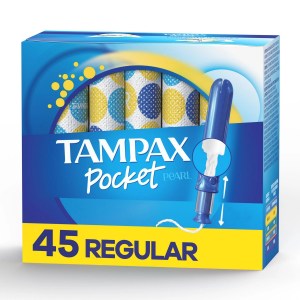 TAMPAX Pocket Pearl Compact Tampons Regular Absorbency