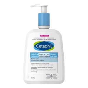 Cetaphil Hydrating Cream-to-Foam Cleanser 473 mL