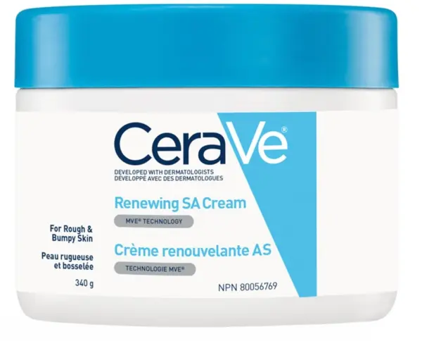 Bumpy Sakin CeraVe Salicylic Acid Cream for Rough and Bumpy Skin 340 g - CTC Health