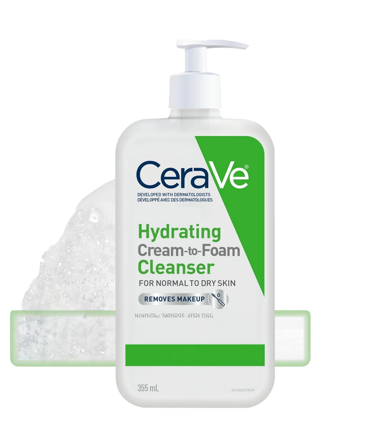 CeraVe Hydrating Cream-to-Foam Cleanser 355 mL