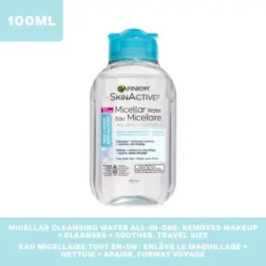 Garnier SkinActive Micellar Water for Normal And Sensitive Skin Waterproof, 100 ML