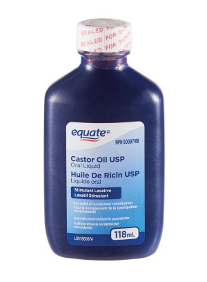 Equate Castor Oil USP Oral Liquid 118mL