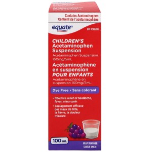 Equate Children's Acetaminophen Suspension 100 mL