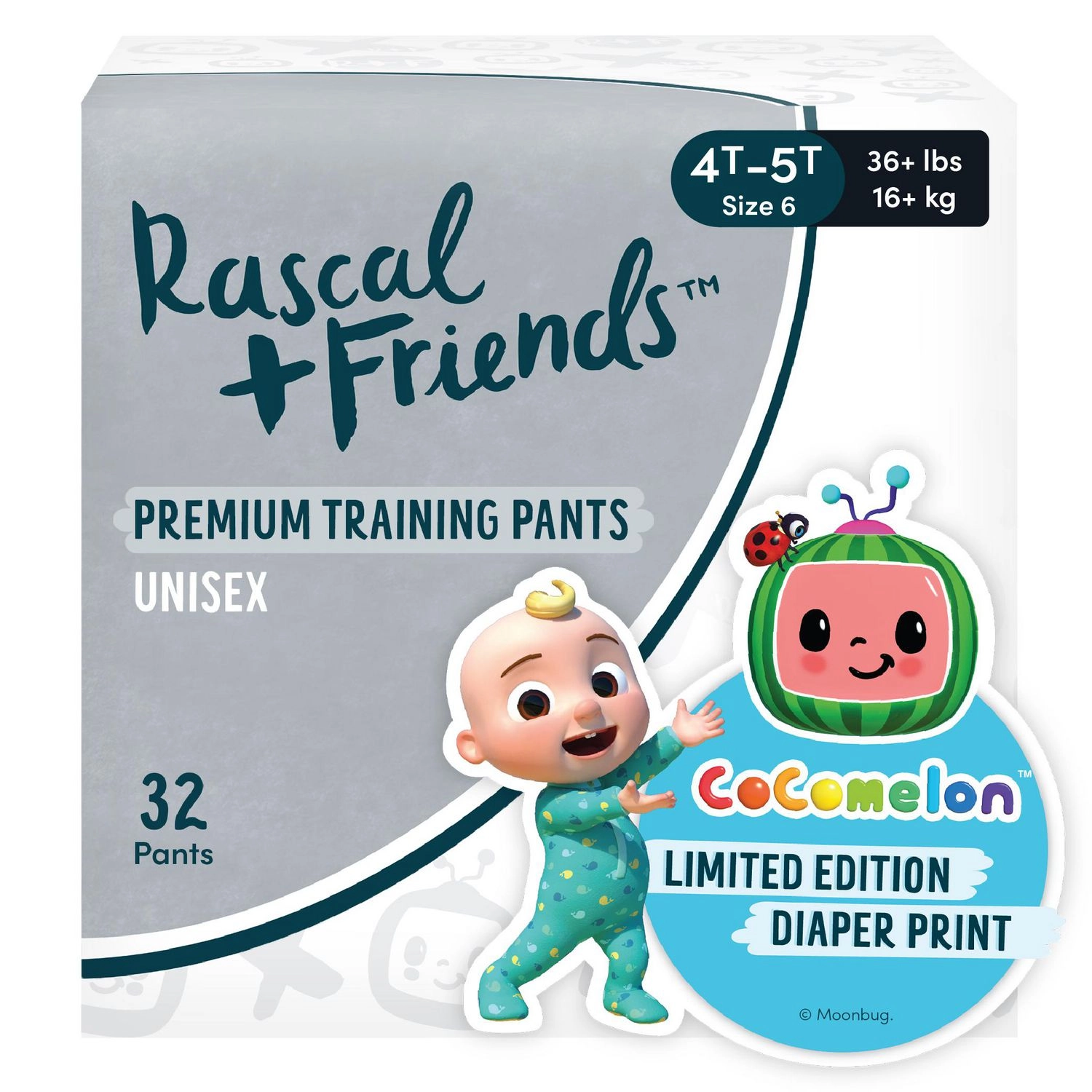 Rascal + Friends CocoMelon Training Pants 32 Count
