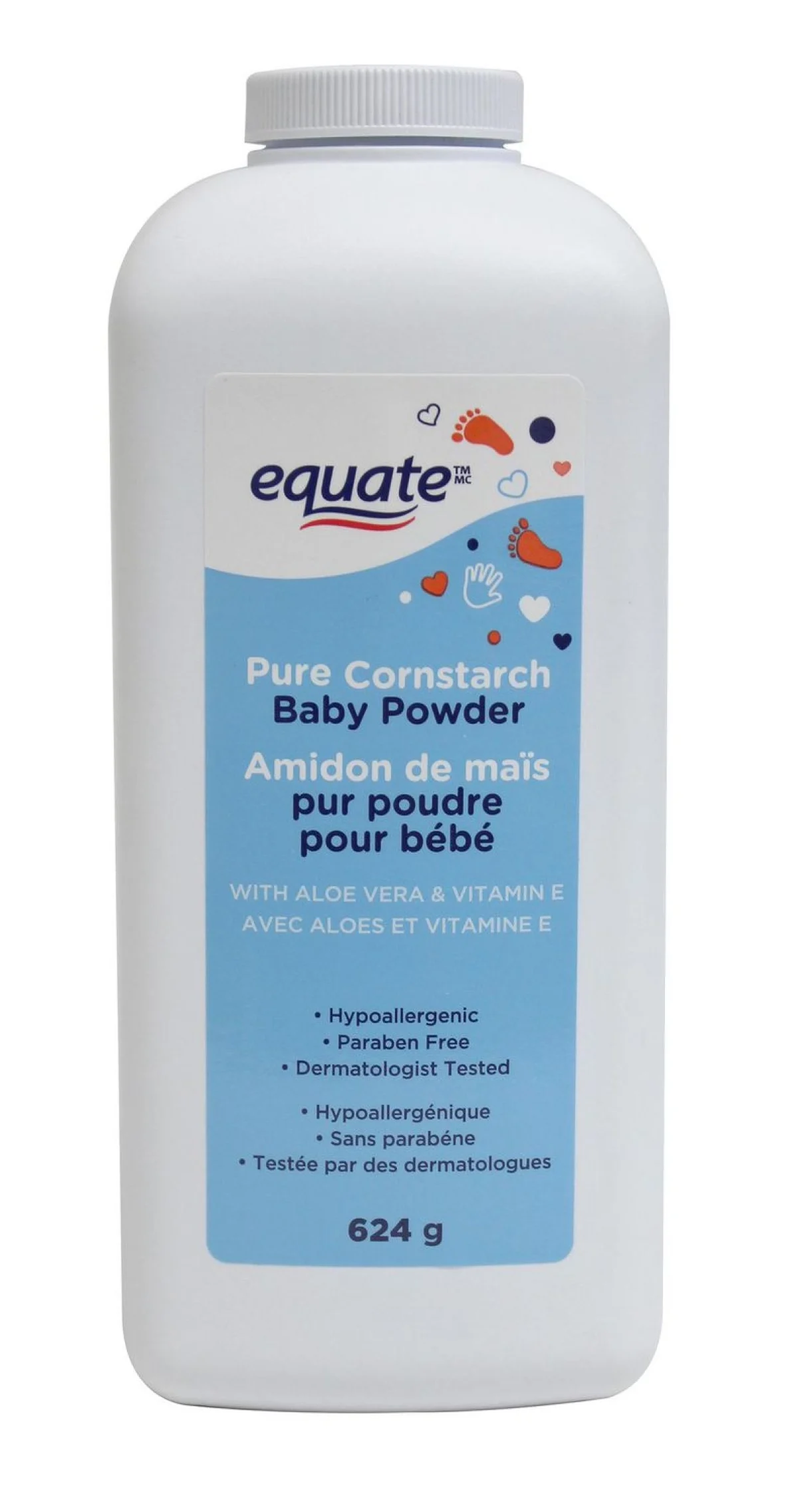 Baby Powder Equate Talc-Free Cornstarch With Aloe Vitamin E (2