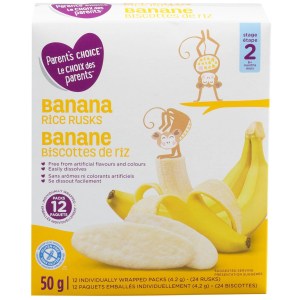 Parent’s Choice Banana Rice Rusks 50 g