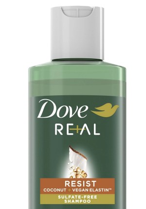 Dove REAL Coconut + Vegan Elastin Resist Shampoo 295ml