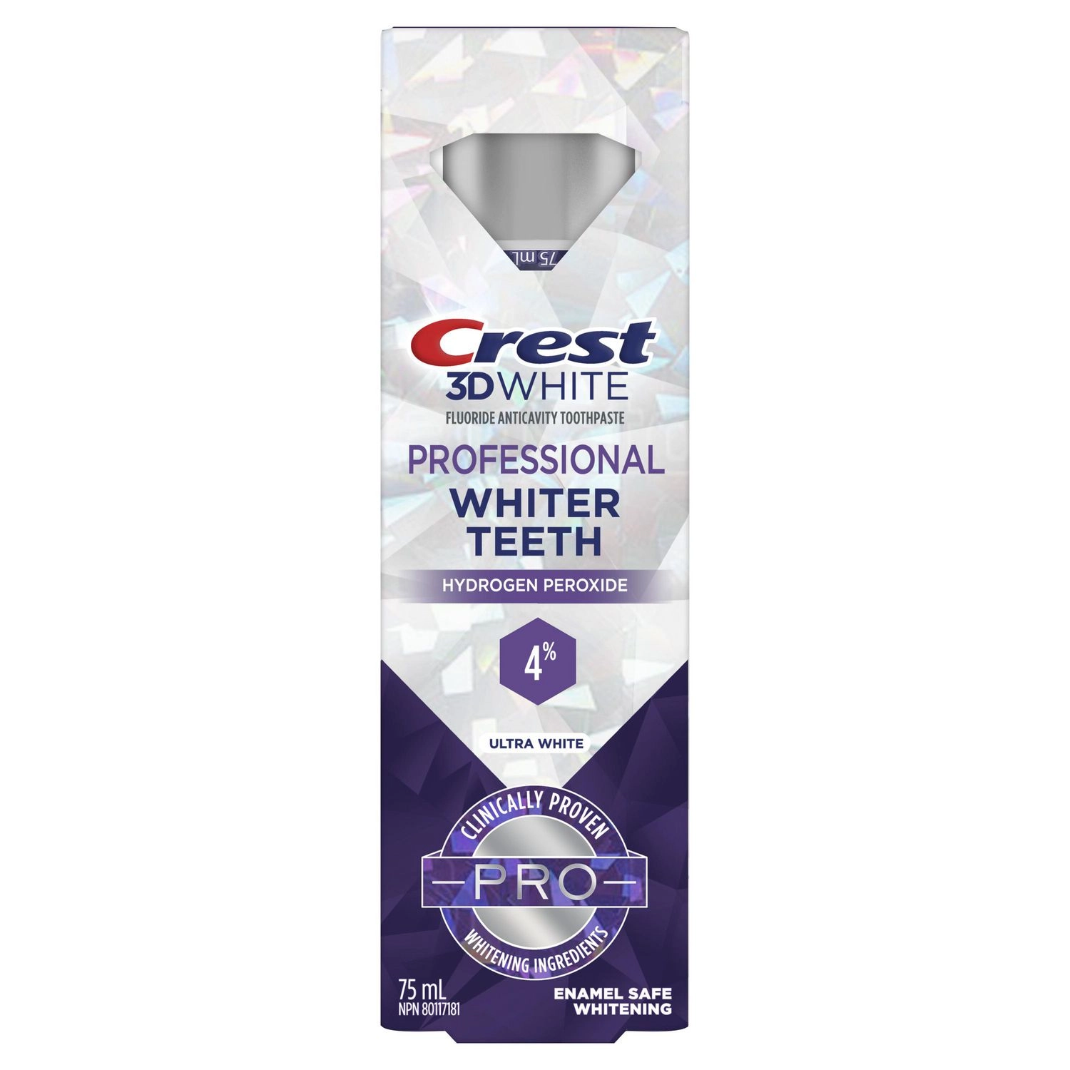 【タイムセール】クレスト　crest whitening Crest 3D Whitestrips Professional White + Whitening Light At