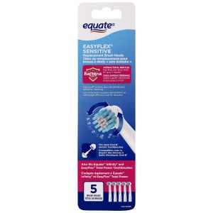 Equate™ Sensitive Easy Flex® Replacement Brush Heads