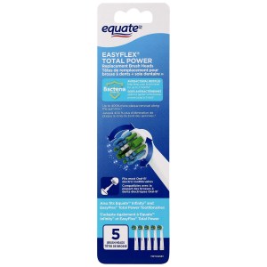 Equate Total Power Easy Flex® Replacement Brush Heads