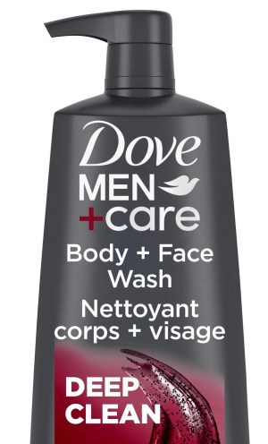 Dove Men+Care Exfoliating Deep Clean Body and Face Wash 695ml