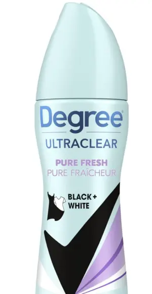 Degree UltraClear Black+White Pure Fresh Dry Spray Antiperspirant