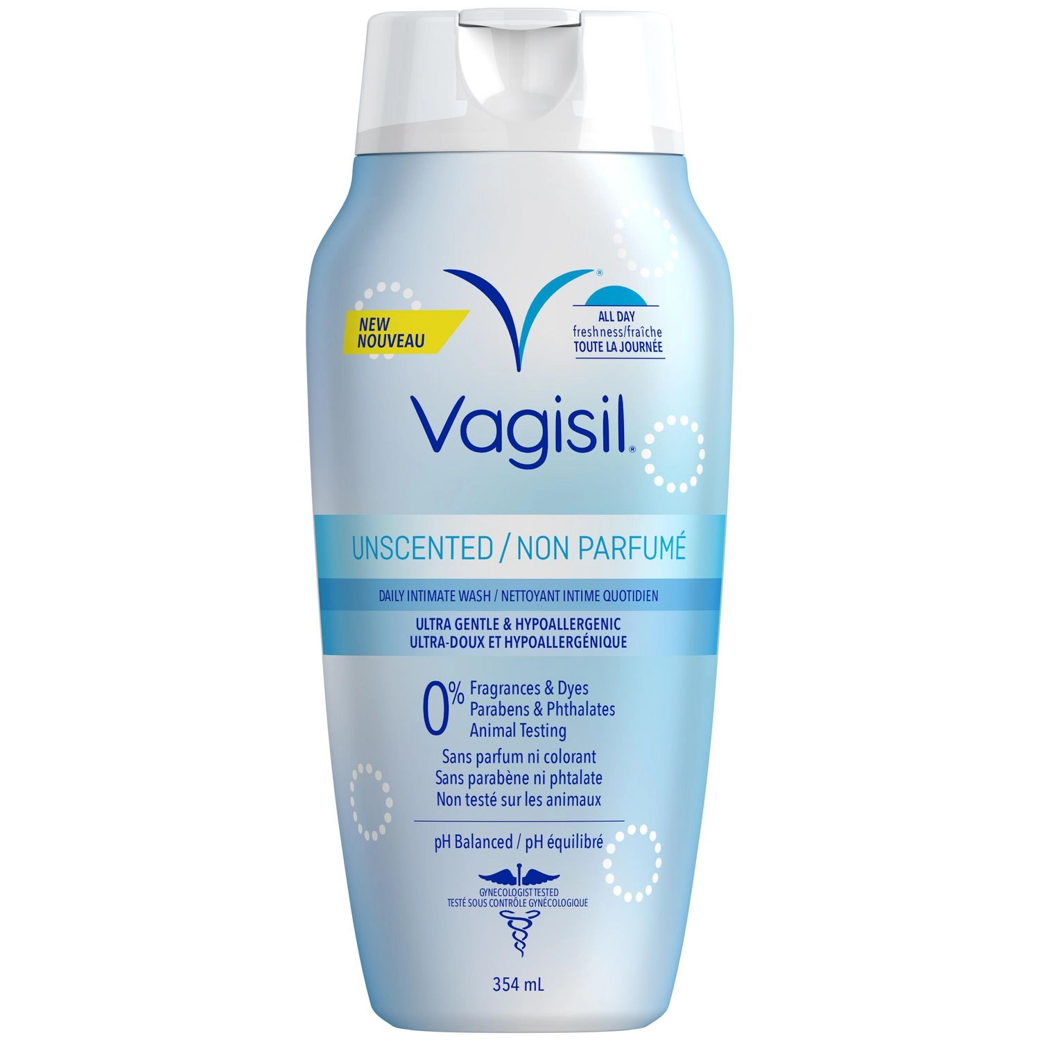 Vagisil Unscented Daily Intimate Wash 354 mL