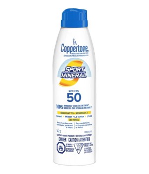 Coppertone Sport Mineral Sunscreen Spray SPF 50 142 g