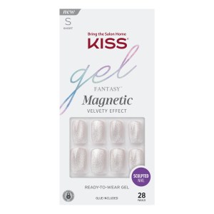 KISS 'Dignity' Gel Fantasy Magnetic Fake Nails, 28 Count