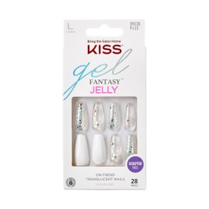 KISS 'Sweet Jelly' Gel Fantasy Sculpted Jelly Nails, 28 Count