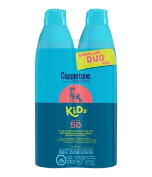 Coppertone Kids Sunscreen Continuous Spray SPF 50 Value Pack 222 mL