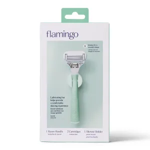 Flamingo 5-Blade Women's Razor - Sage