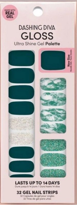Dashing Diva-Gloss Ivy Opal Nail Strips