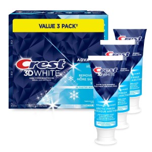 Crest 3D White Advanced Arctic Fresh Whitening Toothpaste 3x70 mL