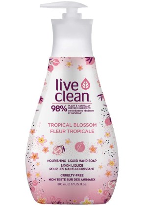 Live Clean Tropical Blossom Liquid Hand Soap 500 mL