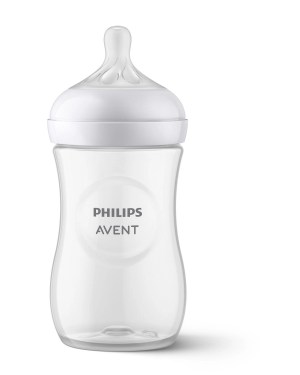 Philips Avent Glass Natural Baby Bottle, 8oz, 1 pack