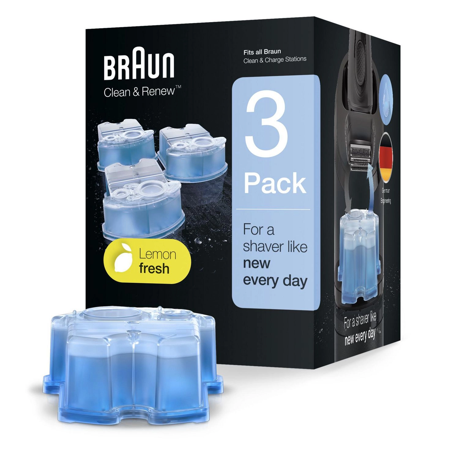 Braun Clean & Renew Refill Cartridges CCR