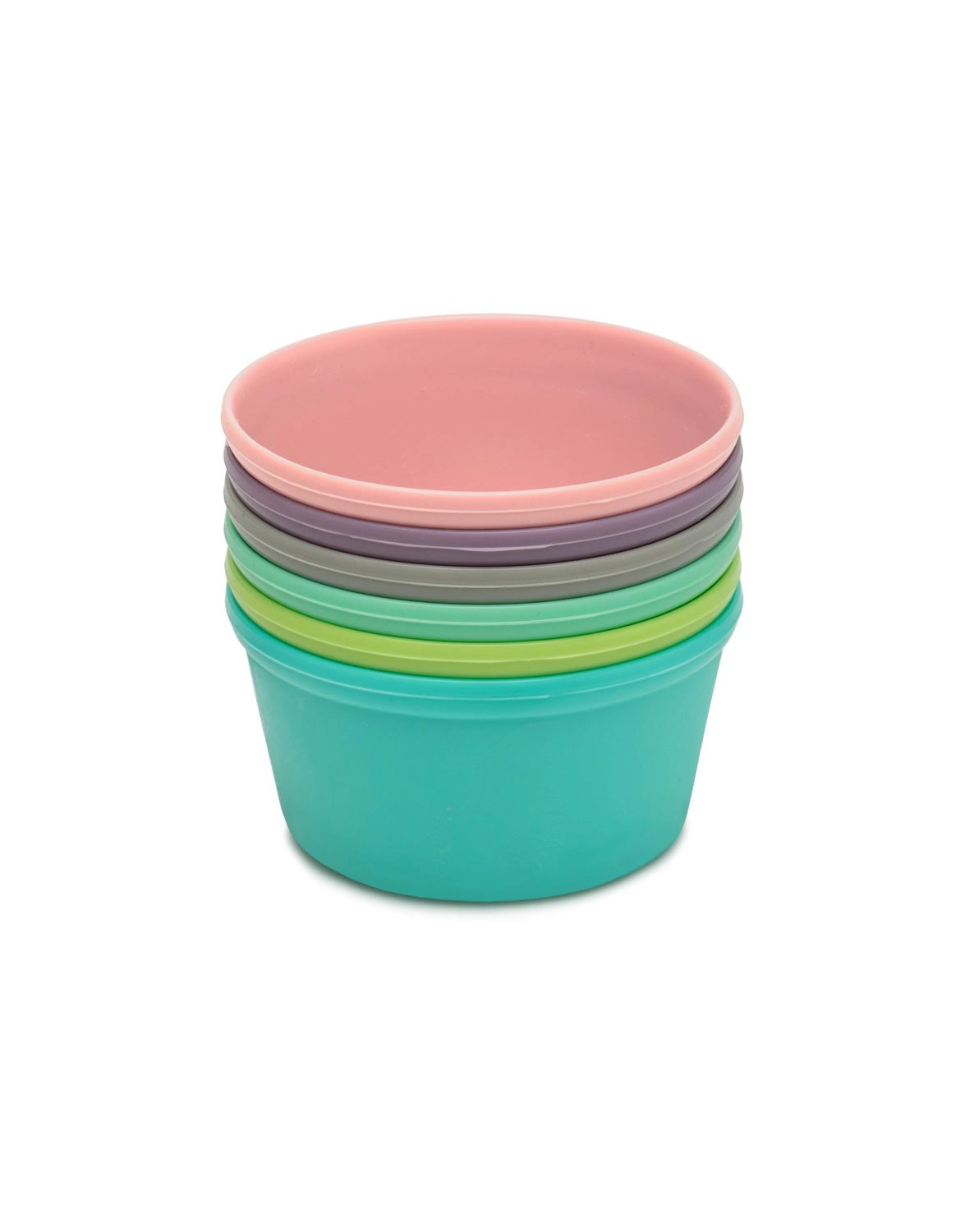Melii Rainbow Silicone Food Cups 6pcs