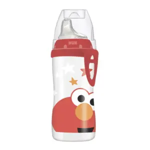 NUK Active Sippy Cup, Sesame Street, Elmo, 10 oz