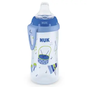 NUK Active Sippy Cup, Blue Drums, 10 oz