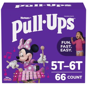 Pull-Ups Girls' Potty Training Pants, Economy Pack 66 Count