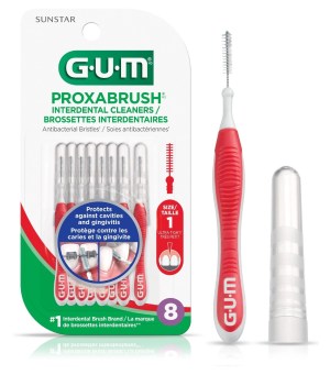 GUM Proxabrush Interdental Cleaning Brushes, Ultra-Tight, 8 Count