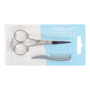 Equate Beauty Mustache and Beard Scissors and Comb