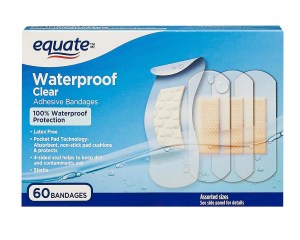 Equate Waterproof Clear Adhesive Bandages