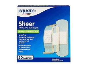Equate Everyday Protection Sheer Adhesive Bandages