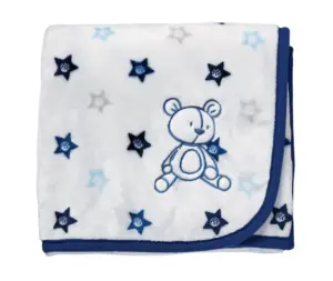 George Baby Bear Blanket with Applique