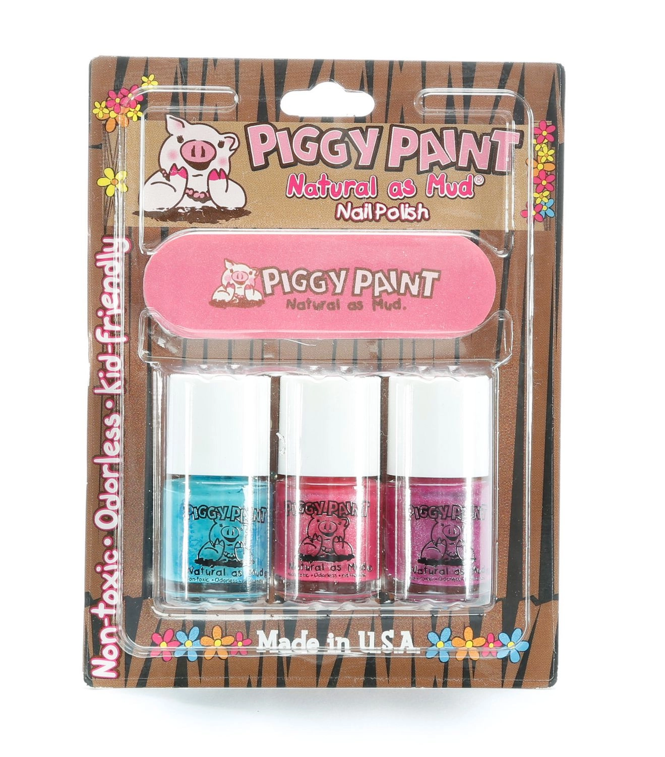 Piggy Paint Natural as Mud Nail Polish Set